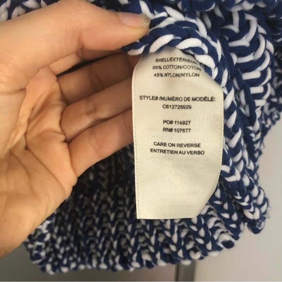 ALICE + OLIVIA Tomi Two-Tone Chunky Knit Top Size medium - Picture 10 of 11